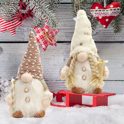 Illuminated Christmas Gnome Decoration | 30 x 10 x 10 cm | LED Table & Window Ornament | Battery Operated | Holiday Gift Idea