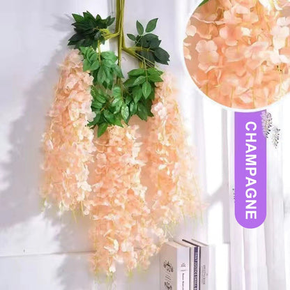Vibrant, Lush Wisteria Plant that Requires No Watering