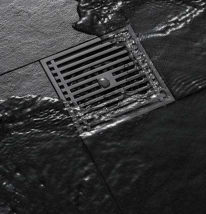 Square Stainless Steel Floor Drain - AquaShield Design