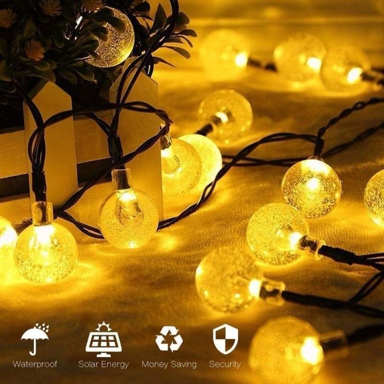Eco-Friendly Solar String Lights | Elegant and Efficient