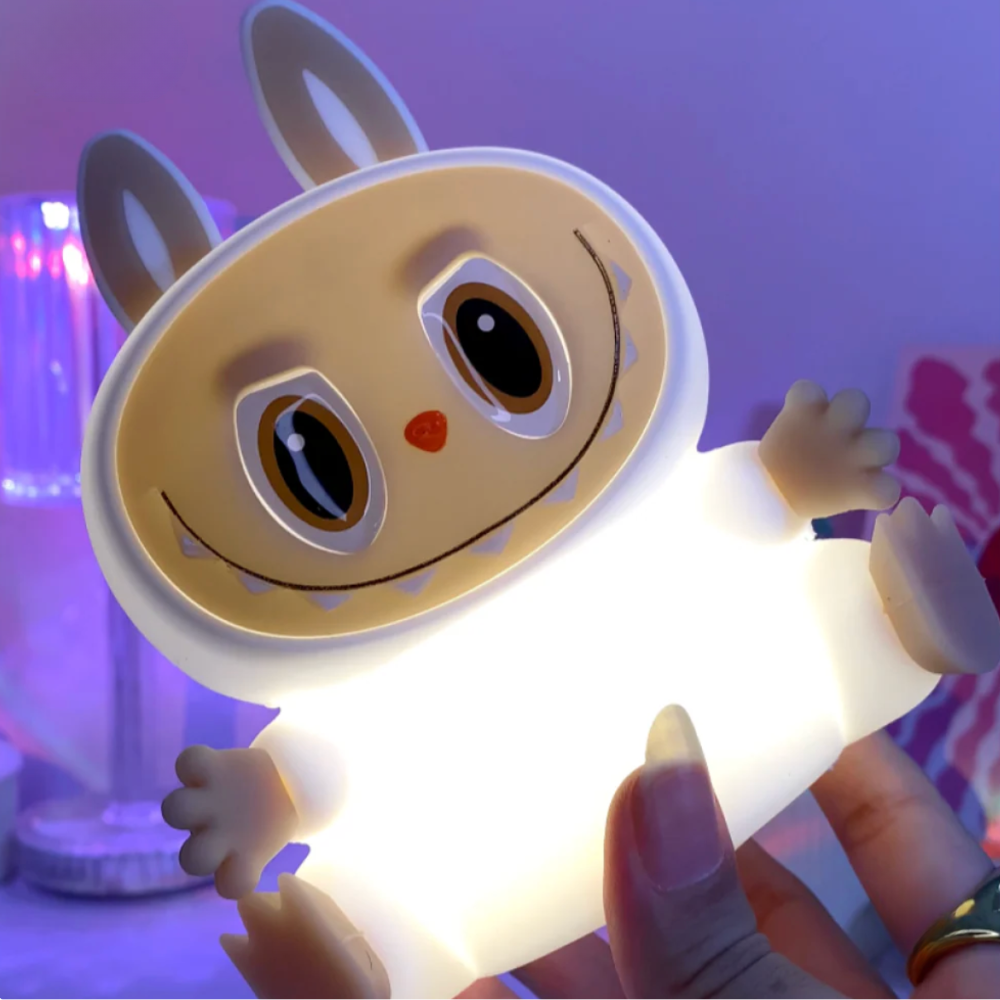 Cozy Night Light with Plush Animal Design
