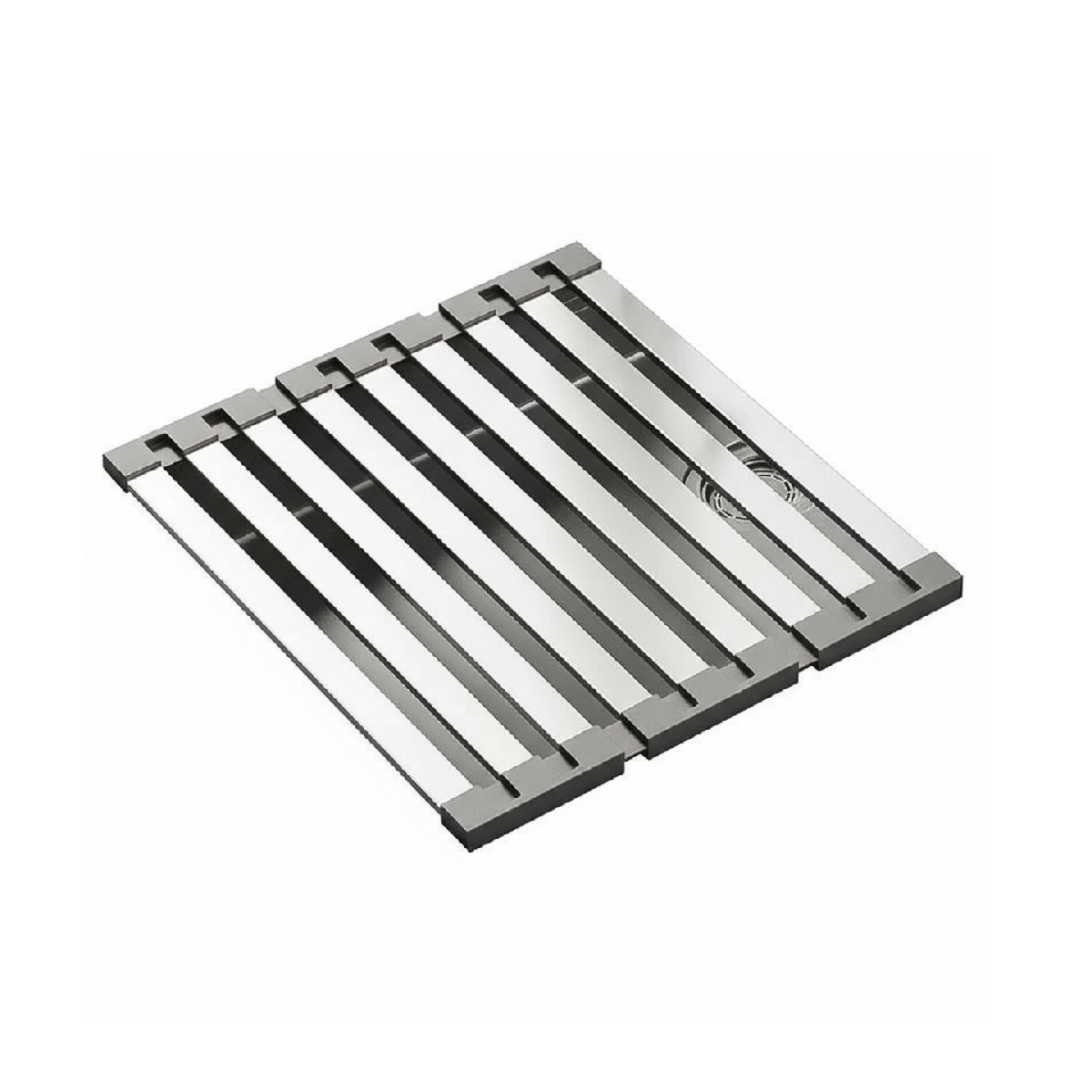 Foldable Dish Basket for Stainless Steel Sink Drain