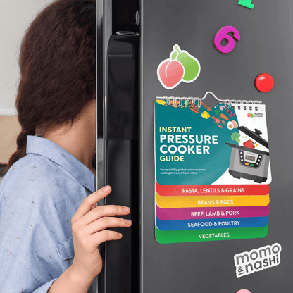 Cooking Guide Booklet with Air Fryer Cheat Sheet Magnets