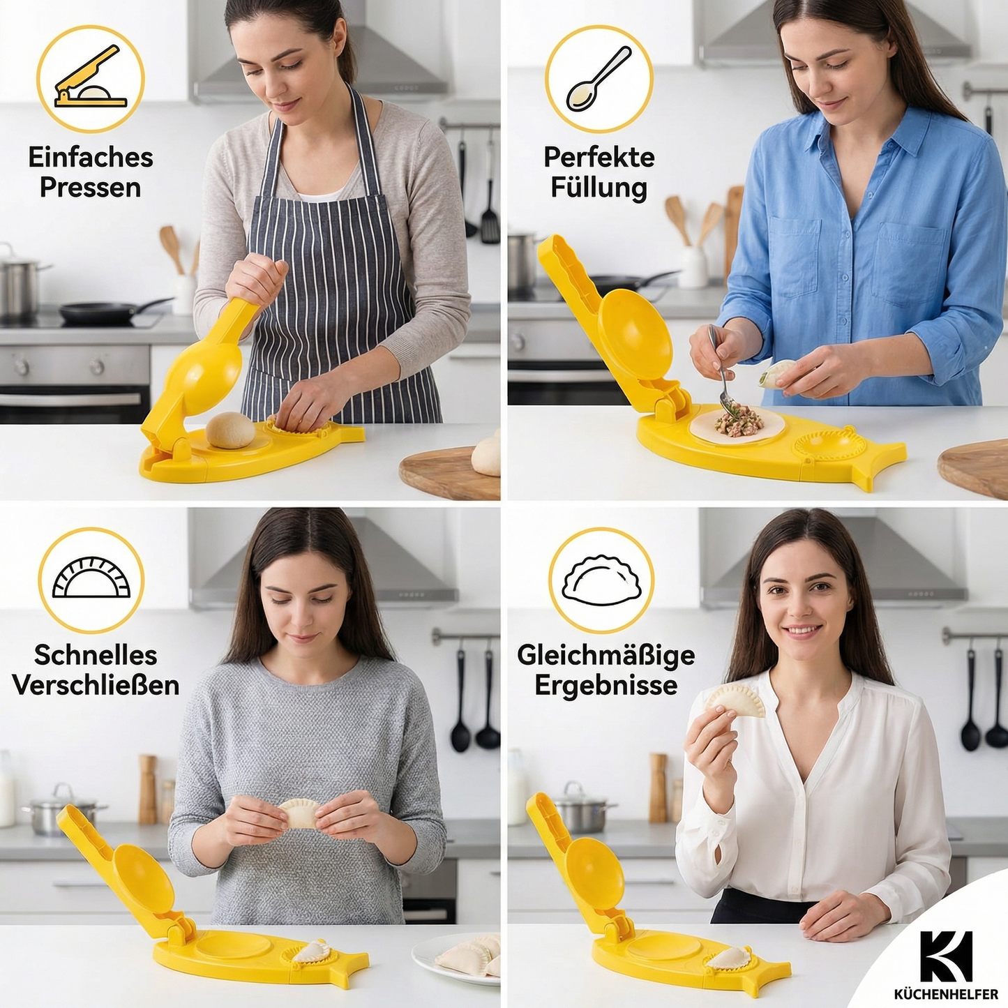 Get One Free | Dumpling Maker for Perfectly Shaped Dumplings Every Time