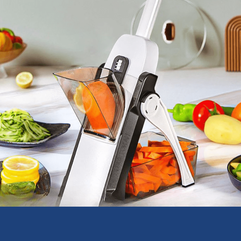 Multi-Functional Slicer with Stainless Steel Blades for Fast, Accurate Cuts