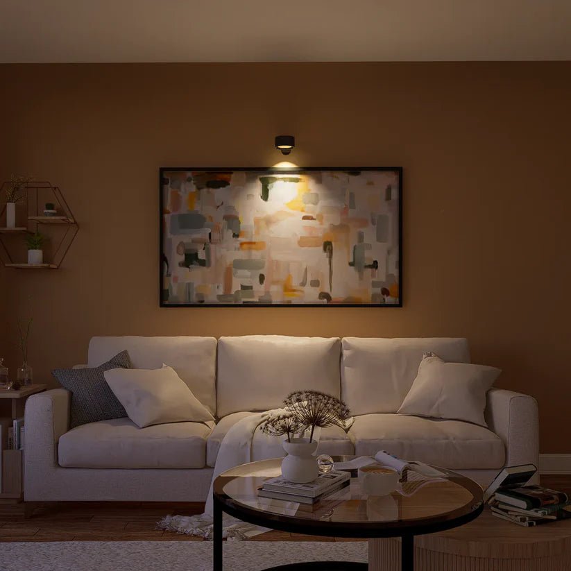 Wireless LED Wall Light with Adjustable 360° Head | Touch-Dimming & 3 Color Options | Rechargeable via USB-C | Magnetic & Cord-Free
