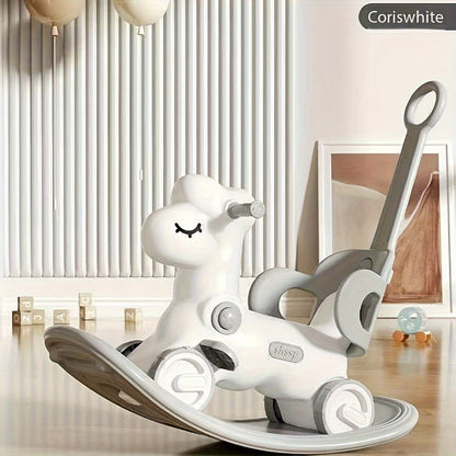 2-in-1 Baby Rocking Horse and Balance Bike - Safe and Fun Toy