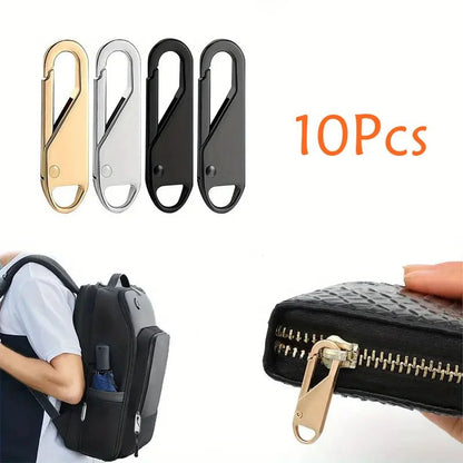 Metal Zipper Repair Clip – QuickFixMate for Jackets, Luggage & Backpacks | Installs in Seconds Without Tools | 5+5 Bundle