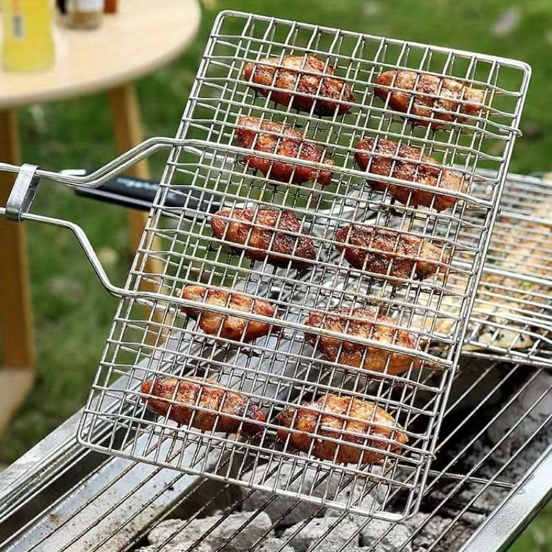 Durable BBQ Grill Basket for Convenient Outdoor Cooking
