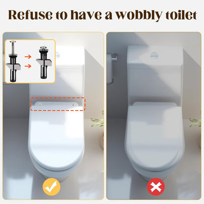Quick-Fix Toilet Seat Installation Kit with Durable Bolts