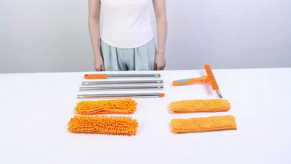 Telescopic Window and Glass Cleaning System – 2-in-1 Crystal Clear Cleaner