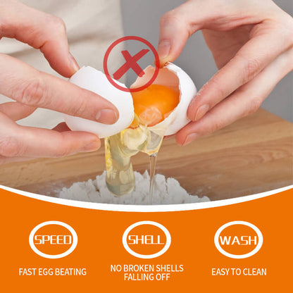 2-in-1 Egg Opener Tool – Versatile Egg Beater for Cooking