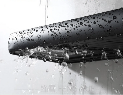 Corner Shelf in Black Aluminum – No-Drill Installation