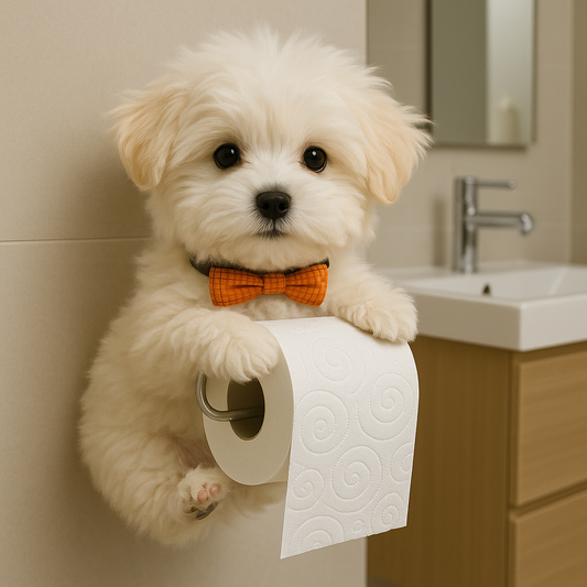 PawRoll – The Cutest Companion for Your Bathroom!