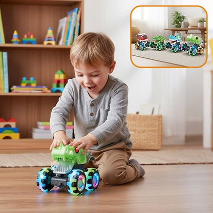 Shark Glide LED Toy Car | 360° Spins & Dazzling Lights | Durable Fun for Kids