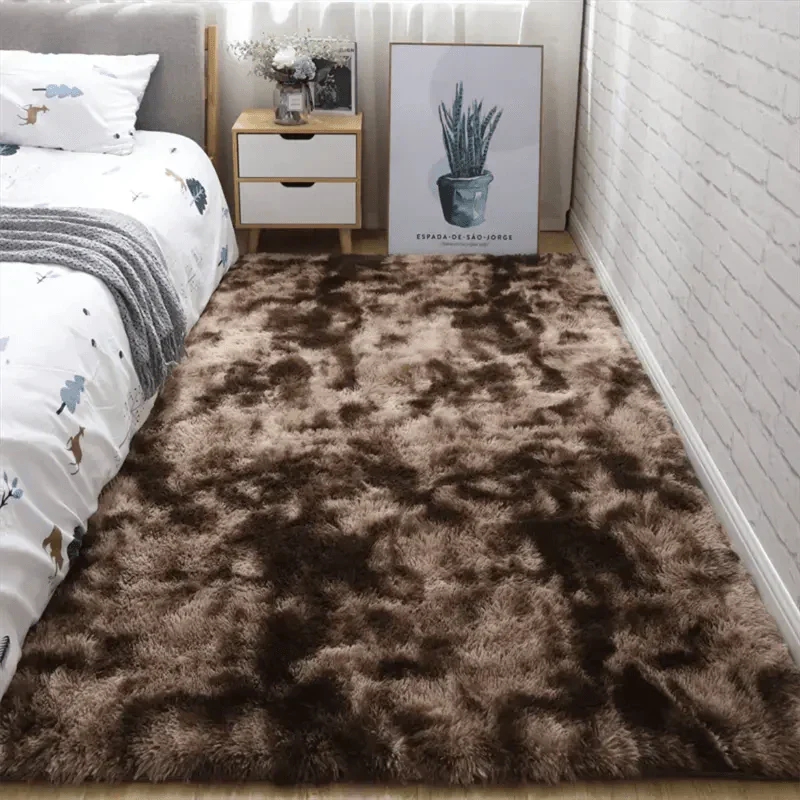 Soft Area Rug | Plush & Non-Slip | Tie-Dye Pattern | 31x47 inches