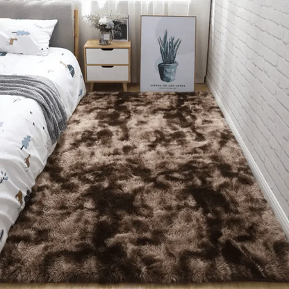 Soft Area Rug | Plush & Non-Slip | Tie-Dye Pattern | 31x47 inches
