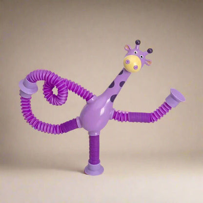 Expandable Suction Cup Toy for Creative Kids – FlexiGiraffe Design
