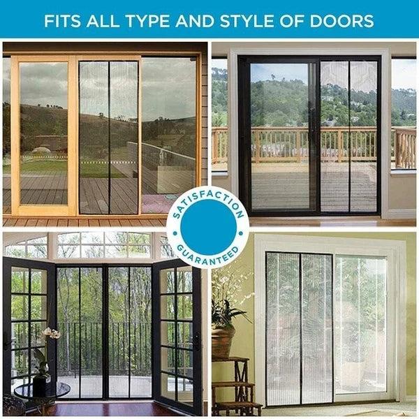 Magnetic Screen Door for Insect Protection
