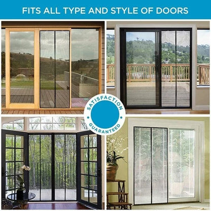 Magnetic Screen Door for Insect Protection