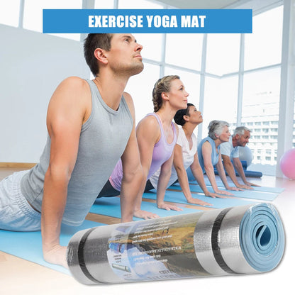 Non-Slip and Moisture-Resistant Exercise Mat for Yoga and Fitness - 180 × 50 × 0.6 cm