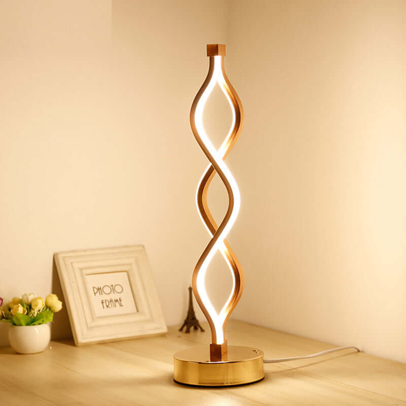 Acrylic and Aluminum LED Standing Lamp for Eye Comfort