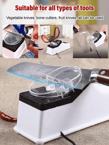 Dual-Sided Electric Knife Sharpener for Effortless Precision