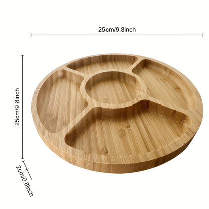 Stylish Bamboo Tray for Serving Snacks - Eco-Friendly and Durable