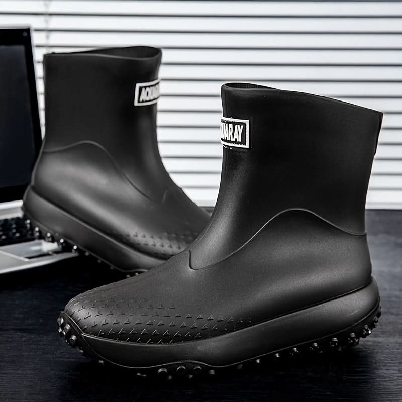 Waterproof Slip-On Rain Boots for Easy Wear