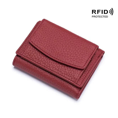 Compact RFID-Blocking Wallet | Ample Card Slots + Zipper Coin Pocket | Hidden Compartment | 14 Stylish Colors