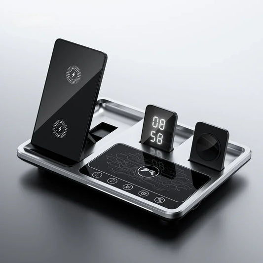 4-in-1 Wireless Charger for iPhone, Apple Watch, and AirPods - Fast Charging