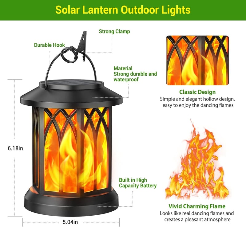 EmberGlow – Solar Lantern for Cozy Outdoor Evenings