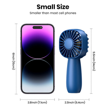 Compact 1800mAh Portable Fan for On-the-Go Use