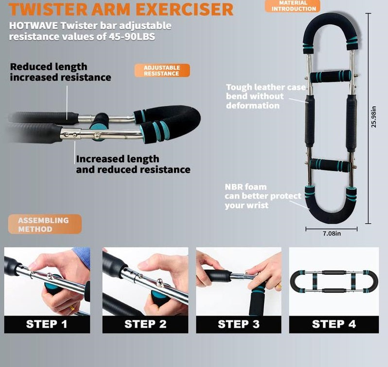 Arm Trainer for Strengthening, Building, and Firming Muscles