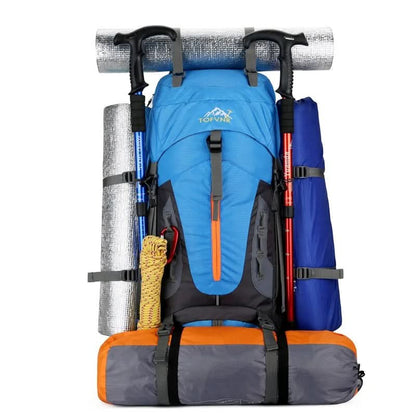60L Waterproof Outdoor Backpack - Large and Sturdy Travel Bag