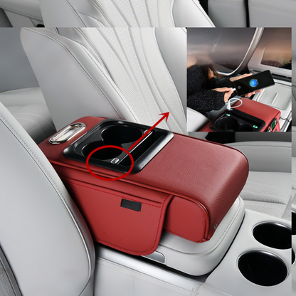 Comfortable Car Seat Organizer and Charger for Long Trips