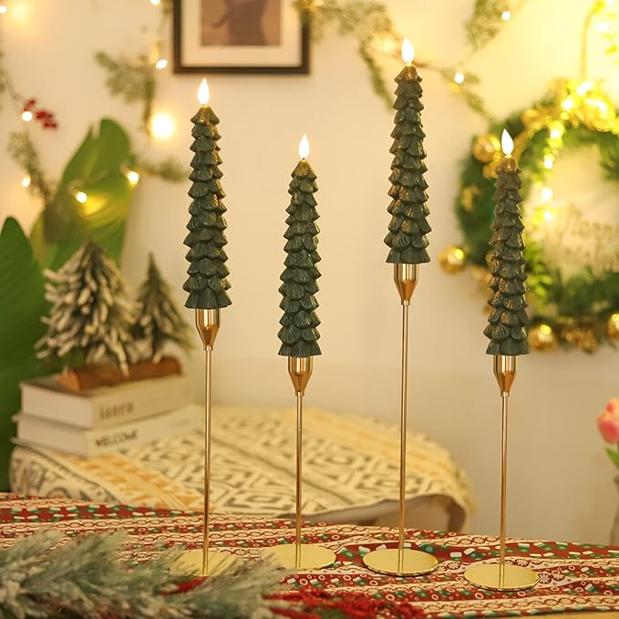 Flameless LED Candles with Remote – LumaGlow 3D Flickering Effect