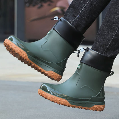Lightweight Short Rain Boots – Waterproof Design