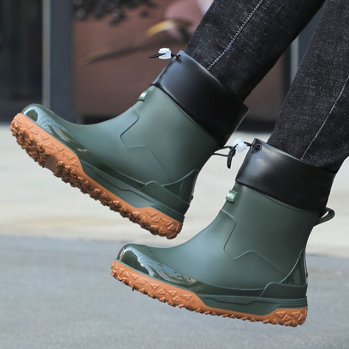 Lightweight Short Rain Boots – Waterproof Design