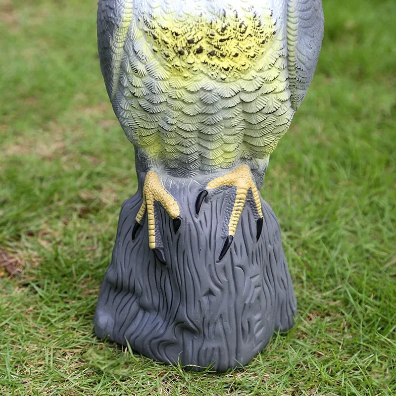 Artificial Eagle Garden Decoy | PE Resin Material | Falcon Replica | Outdoor Ornament