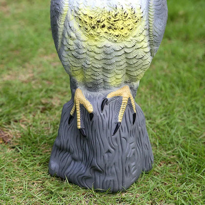 Artificial Eagle Garden Decoy | PE Resin Material | Falcon Replica | Outdoor Ornament