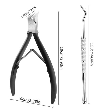 Nail Clipper for Thick & Ingrown Toenails | Stainless Steel Precision Tool