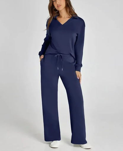 Cozy Hoodie Set in Violet | Stylish and Comfortable Lounge Wear