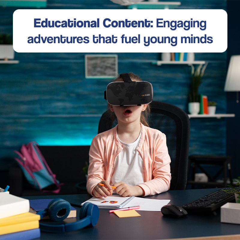Engaging VR Headset for Young Explorers