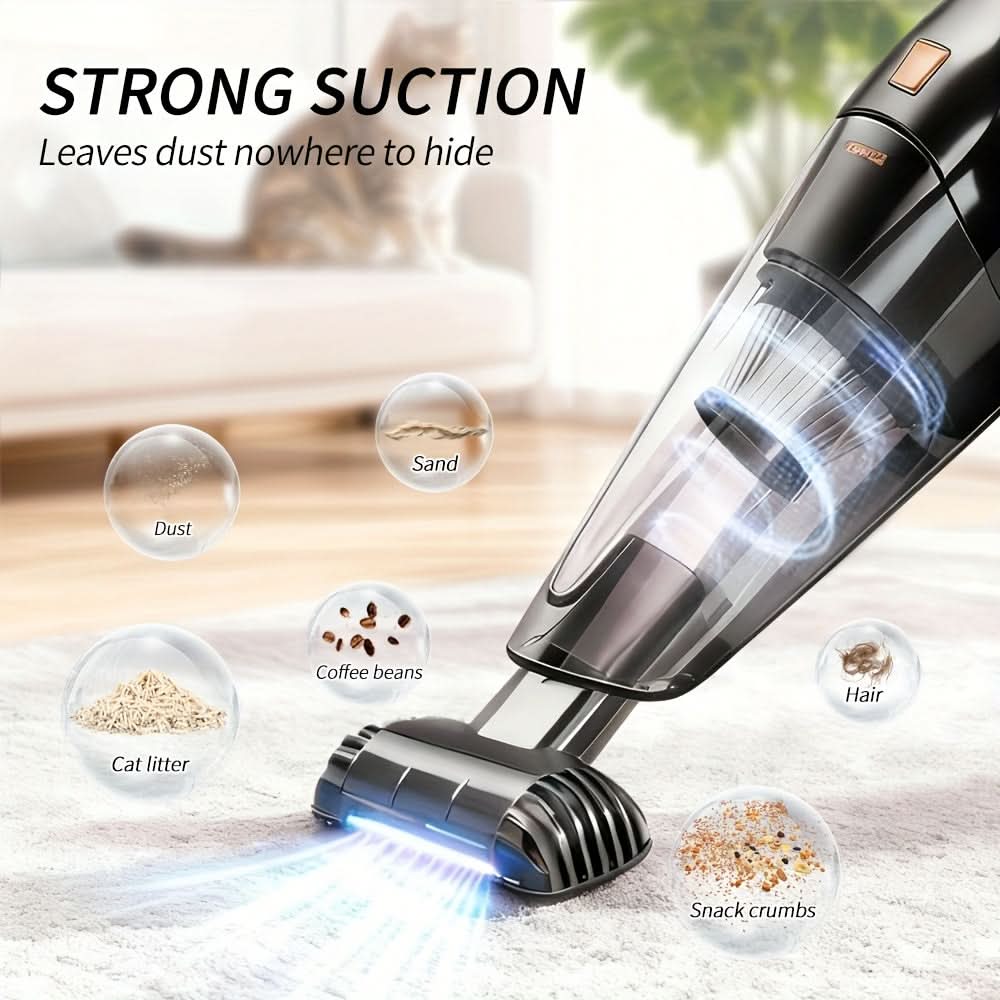 Portable Cordless Handheld Vacuum for Easy Cleaning