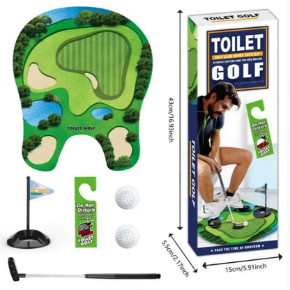 Bathroom Mini Golf Set | Fun Toilet Game | Perfect Gift for Men