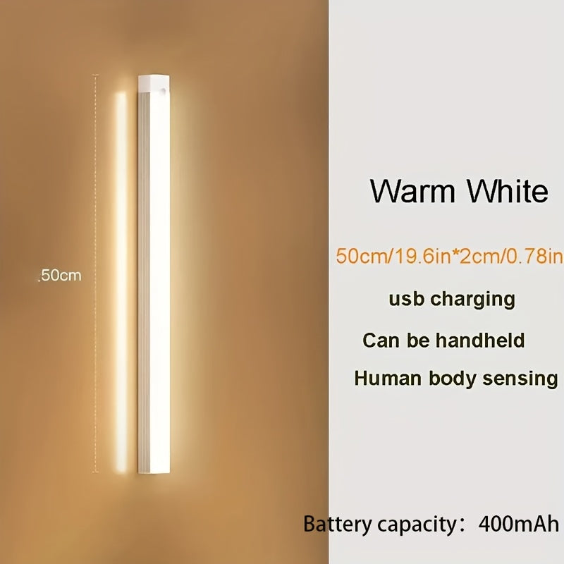 Indoor Cabinet and Wardrobe Light Strip with Rechargeable Motion Sensor