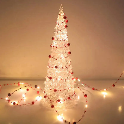 Pearl String Lights | 2m / 5m Length | 20 / 50 LEDs | Warm White | Battery Operated & Flexible