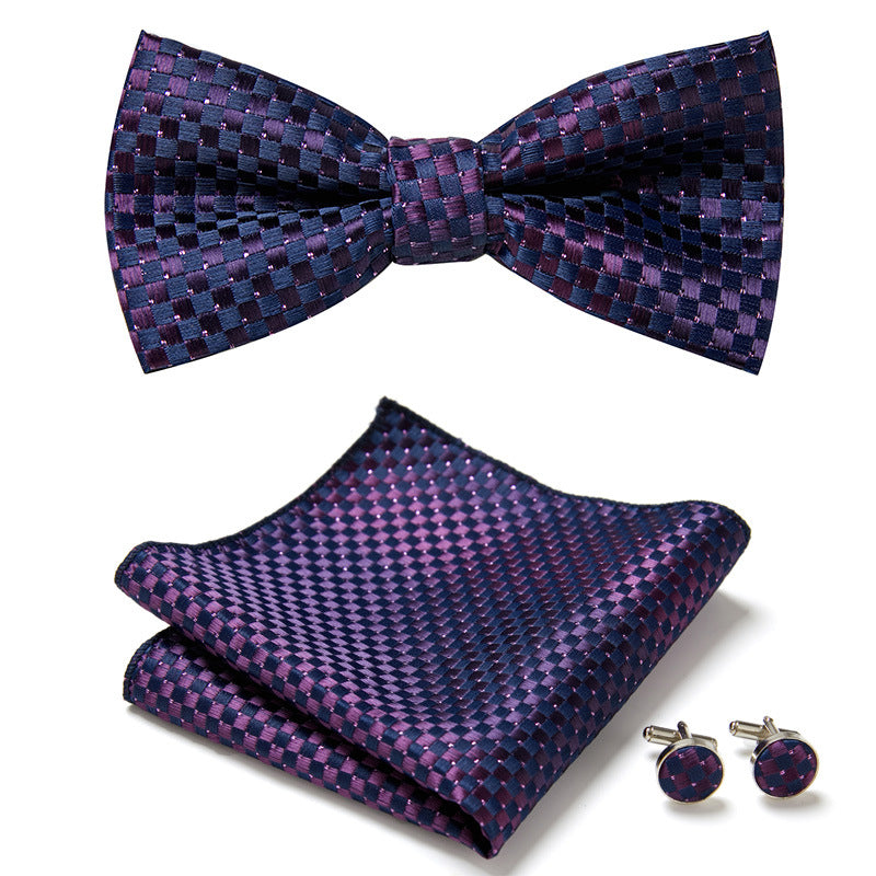 Three-Piece Set Featuring Stylish Bowties