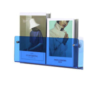 Lake Blue L-type magazine rack 15.7